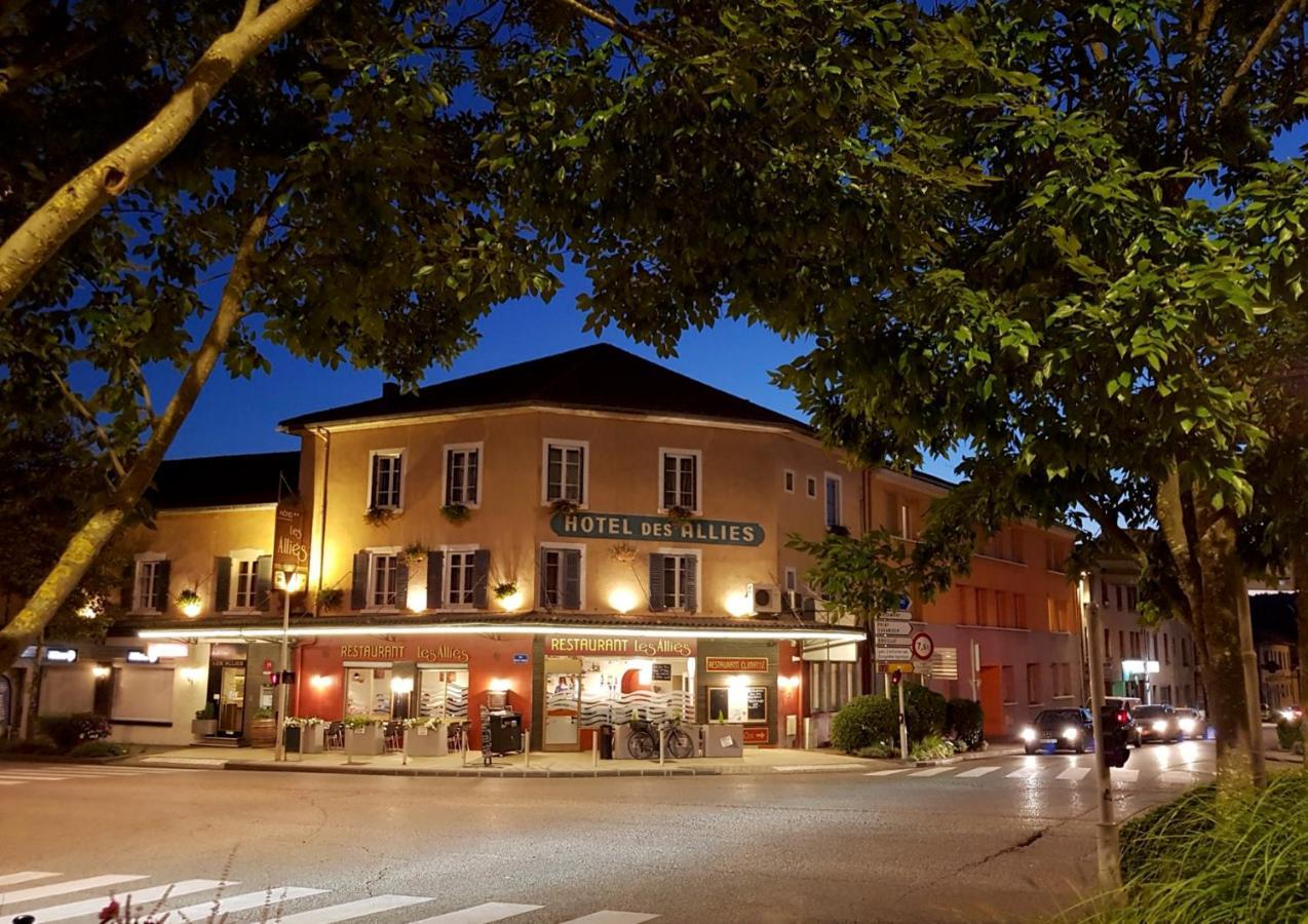 Hôtel Des Alliés Pont-dʼAin Exterior foto